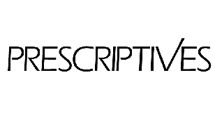 Prescriptives