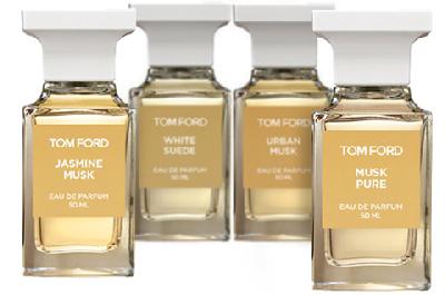    Urban Musk, Pure Musk, White Suede  Jasmine Musk   White Musk Collection    Tom Ford